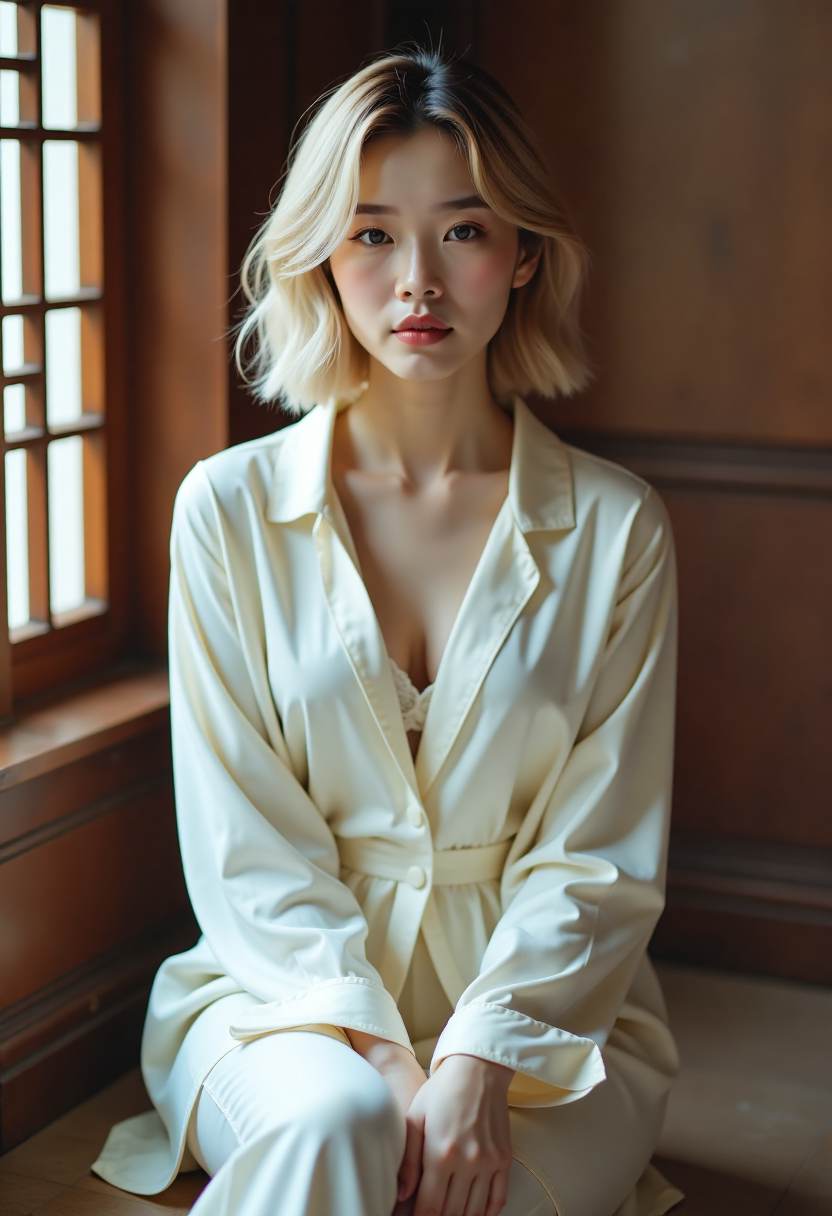 隔窗灯火海报